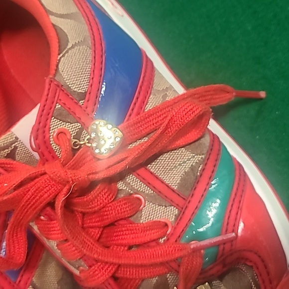 Coach Multicolored Sneakers Size 9 Medium - Picture 7 of 15